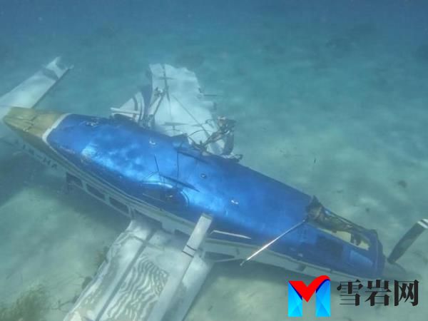The plane sank and three bodies were recovered by police divers. Picture: Western Australia Police Force