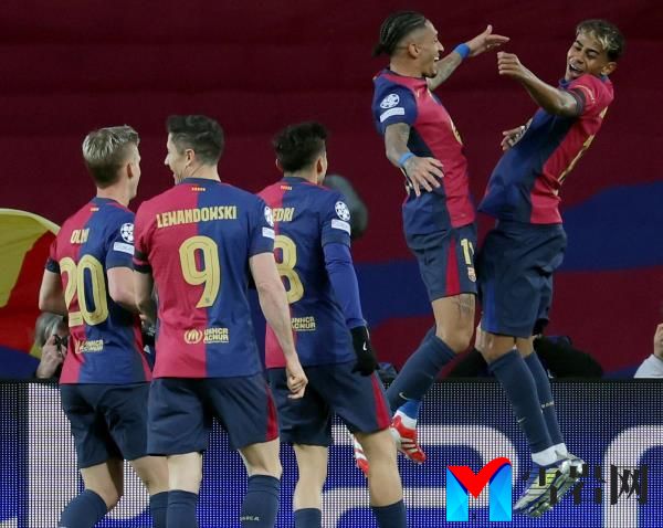 巴塞罗那3-1本菲卡（agg 4-1）：拉明·亚马尔创造了历史，巴塞罗那进入了欧冠1 / 4决赛