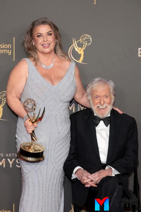 Arlene Silver and Dick Van Dyke at the 2024 Creative Arts Emmys