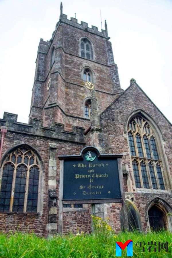 View of the supposedly haunted town of Dunster in Somerset. Photo released October 30 2023. See SWNS story SWNAghost. Welcome to one of Britain
