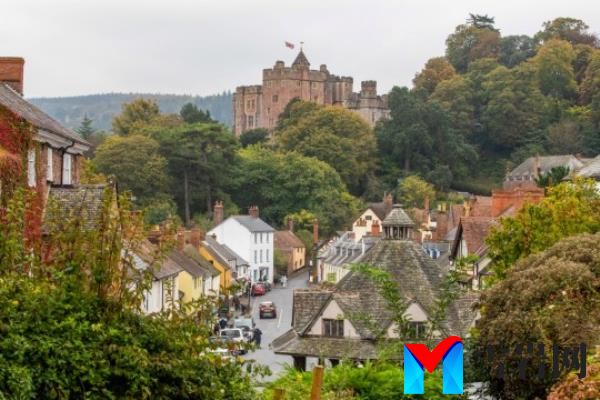 View of the supposedly haunted town of Dunster in Somerset. Photo released October 30 2023. See SWNS story SWNAghost. Welcome to one of Britain