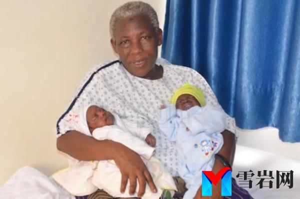 Safina Namukwaya  with her twins