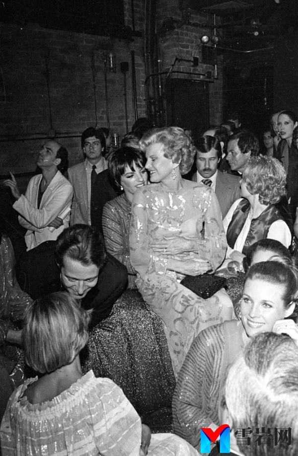 Halston, Liza Minnelli and Betty Ford at Studio 54.
