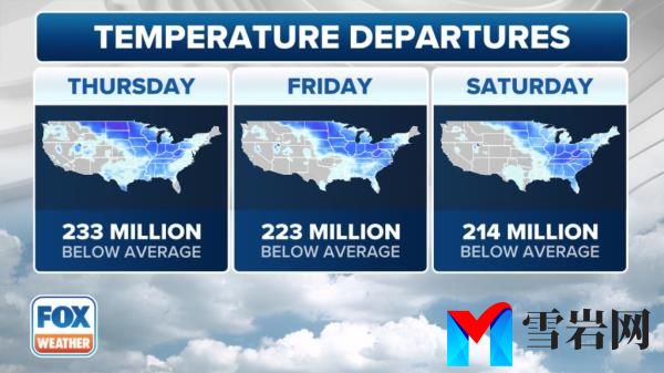 The first arctic outbreak of the season is happening this weekend. 