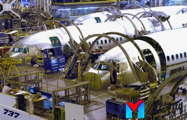 WICHITA, KS - AUGUST 18:  Three Boeing 737-800 fusalage