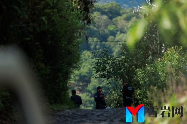 Investigators at the scene