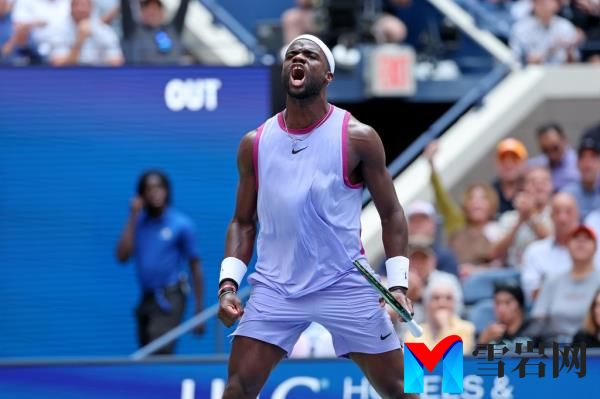 Frances Tiafoe won his third-round match in the U.S. Open on Friday.