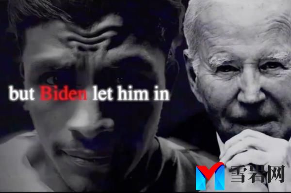 The ad claims that Biden let Morin