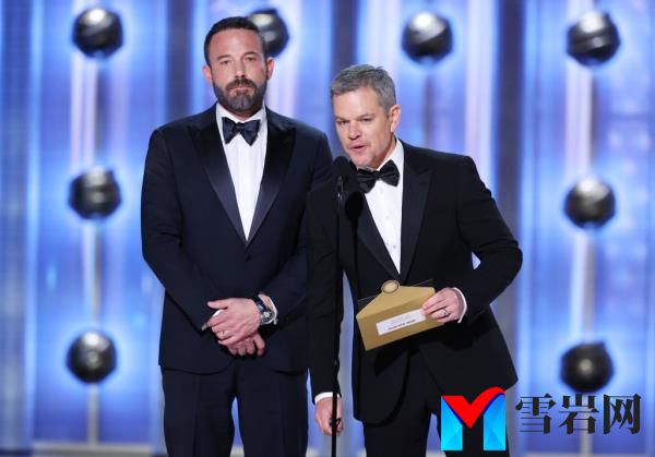 Ben Affleck, Matt Damon at the 2024 Golden Globe Awards