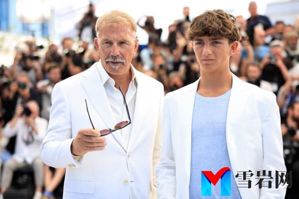 Kevin Costner with his son, Hayes. 