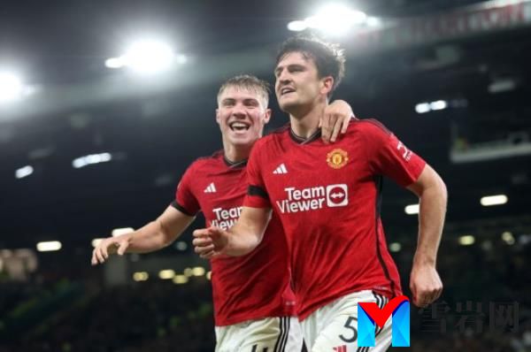 Manchester United players celebrate against FC Copenhagen in the Champions League