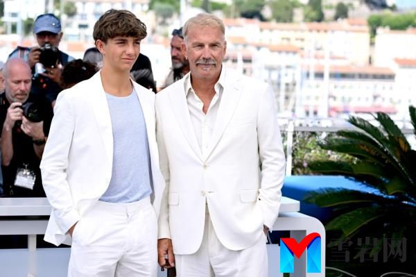 Kevin Costner with his son, Hayes. 