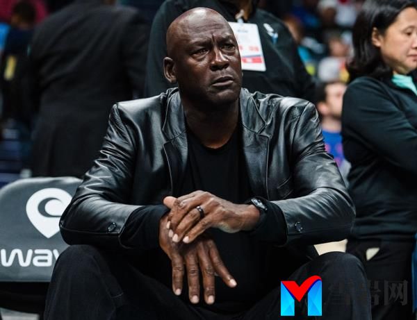 Charlotte Hornets owner Michael Jordan looks on in the fourth quarter during their game against the Orlando Magic at Spectrum Center on March 3, 2023 in Charlotte, North Carolina.  