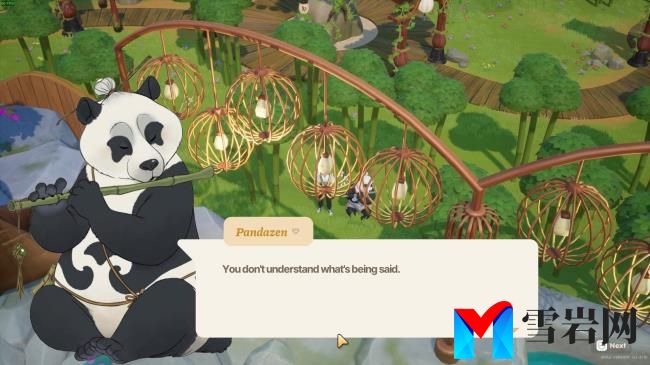 Coral Island: An image of Pandazen playing his flute