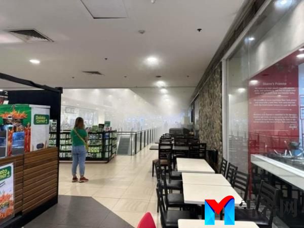 QC商场内的韩国烧烤餐厅发生火灾