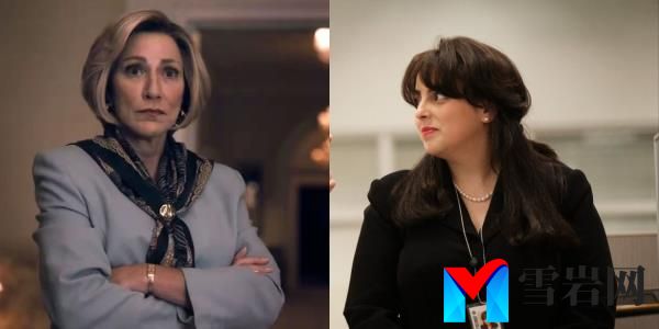 Edie Falco and Beanie Feldstien in American Crime Story